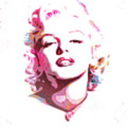 180x180 Marilyn Monroe - Watercolor Pop Art
