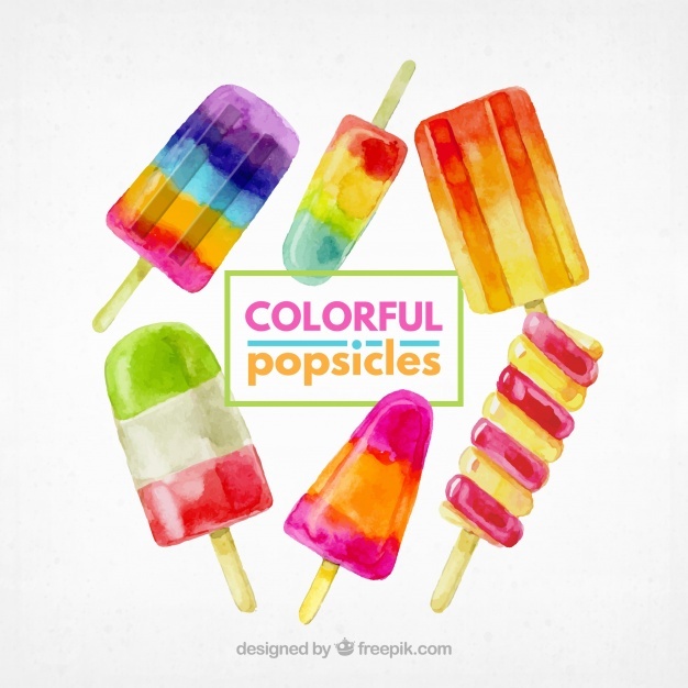 626x626 Popsicle Vectors, Photos And Psd Files Free Download - Watercolor Popsicle