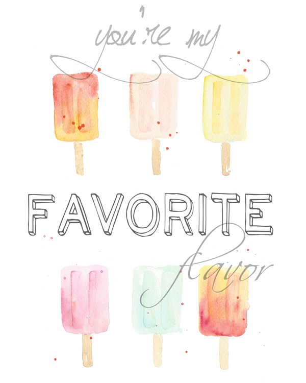 600x750 Remodelaholic Free Watercolor Popsicle Printables - Watercolor Popsicle