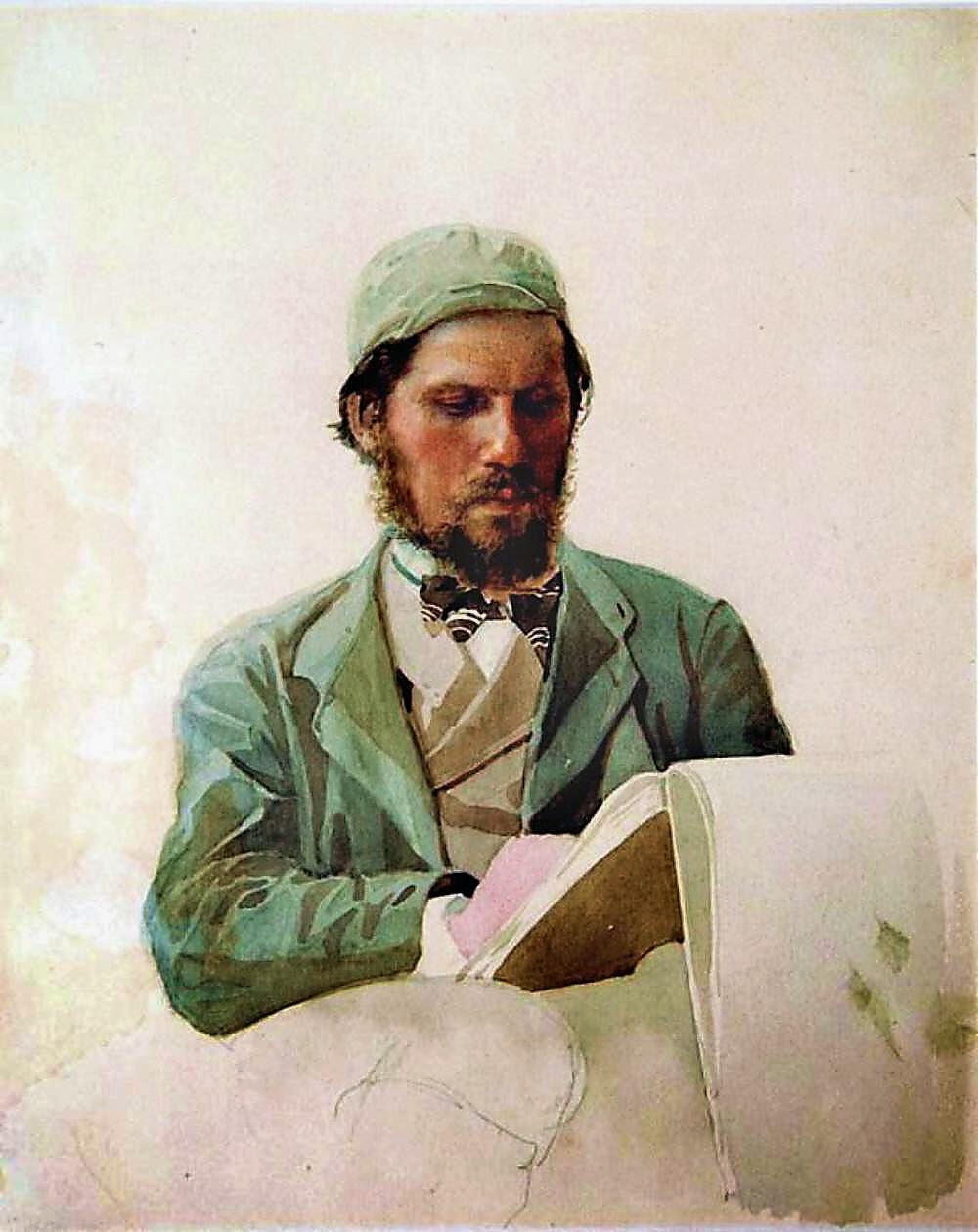 1000x1260 Gurney Journey Controlled Watercolor Portrait - Watercolor Portrait