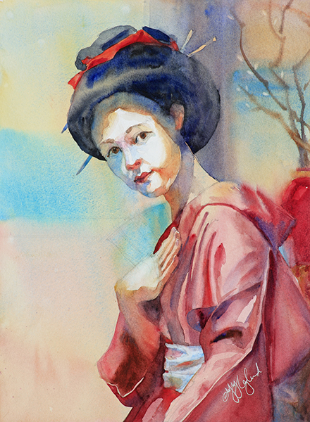 440x600 Watercolor Portrait Paintings - Watercolor Portrait