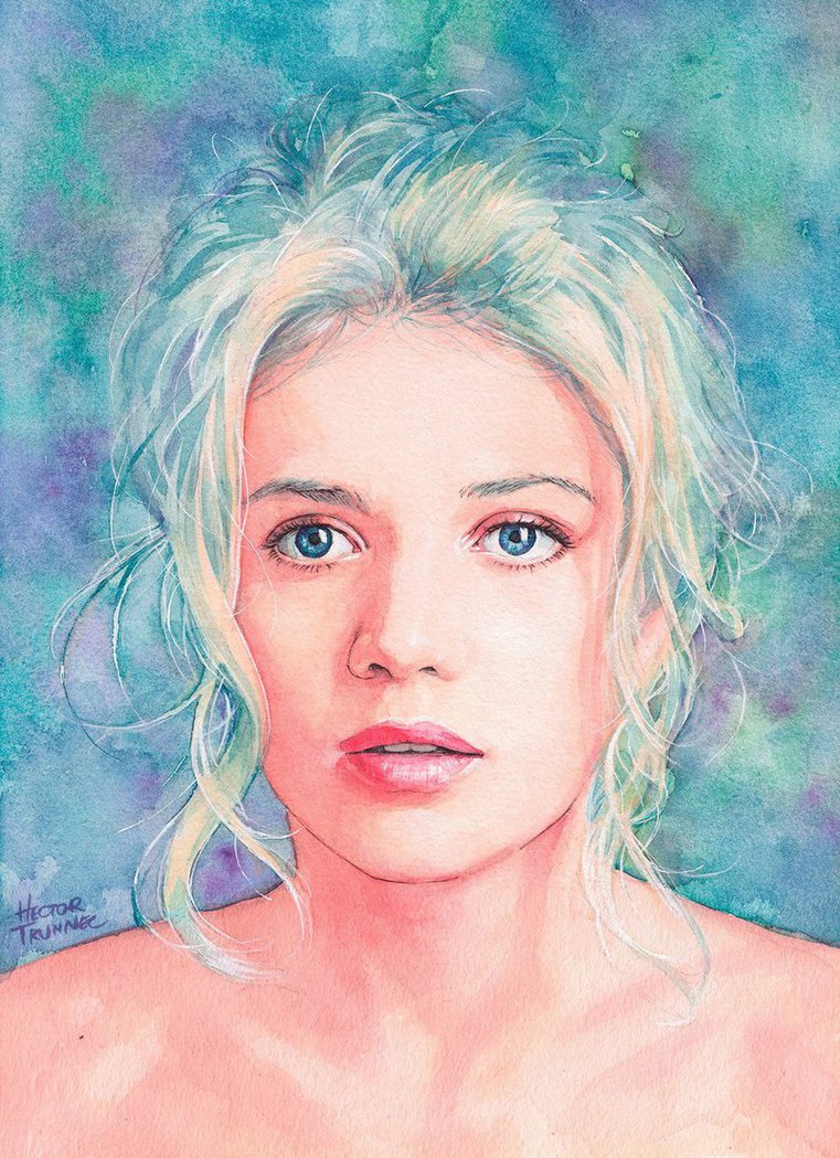 761x1049 Watercolor Portrait By Trunnec - Watercolor Portrait