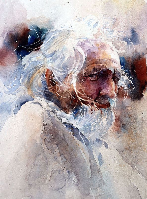 593x800 The Twinkle In 2018 Aquarelle Online Gallery - Watercolor Portrait Backgrounds
