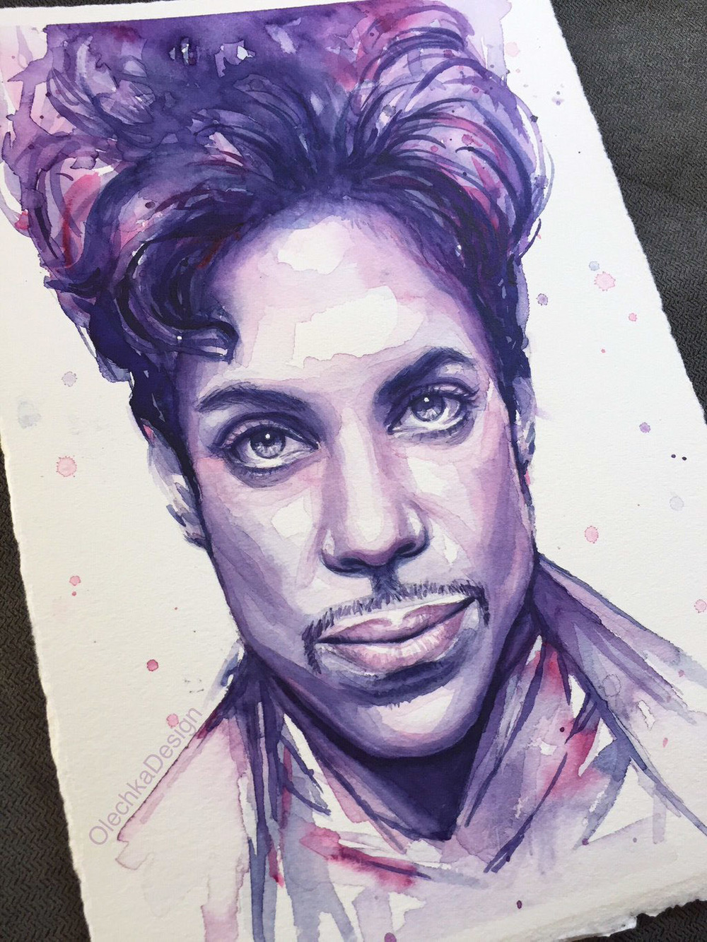 1000x1333 Prince Watercolor Portrait Olechka Design - Watercolor Portrait Images