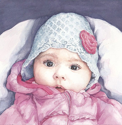 400x410 Watercolour Portraits - Watercolor Portrait Images