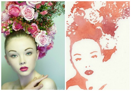 450x314 Kristin Dudish Tutorial Try Out Easy Watercolor Portrait - Watercolor Portrait Techniques