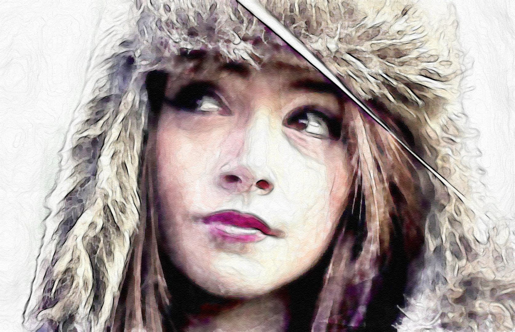 1674x1080 Tutorial Photoshop - Watercolor Portrait Techniques