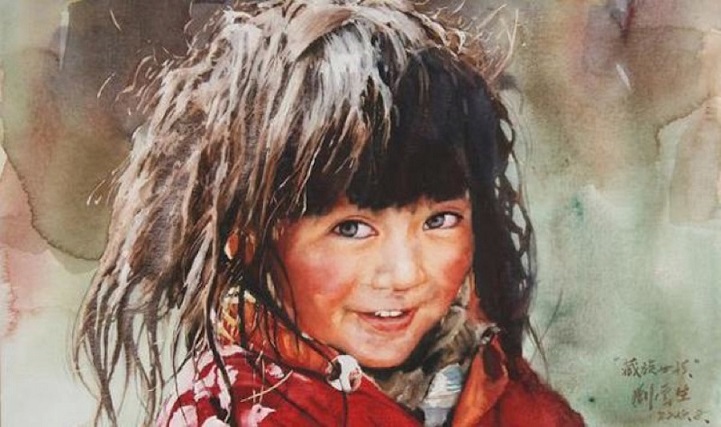 721x427 Watercolor Painter Uses Traditional Techniques To Reveal - Watercolor Portrait Techniques
