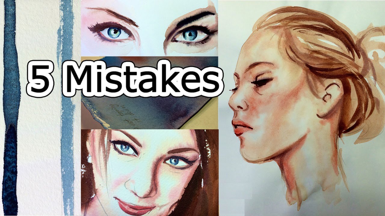 1280x720 Watercolor Tips To Improve Paintings - Watercolor Portrait Techniques