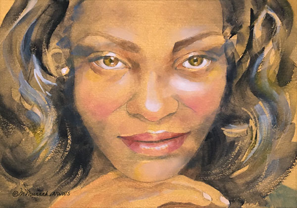 600x420 Molly Murrah Gold Magic Watercolor Portraits - Watercolor Portraits From Photos