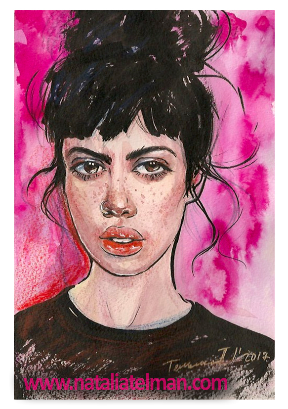 583x827 Watercolor Portraits - Watercolor Portraits From Photos