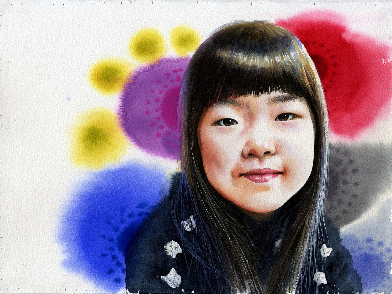 1280x960 Watercolor,portrait Watercolor,art,figure Paintings,watercolor - Watercolor Portraits Of Children