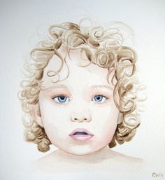 236x257 99 Best Watercolor Portraits Images Paint - Watercolor Portraits Of Children