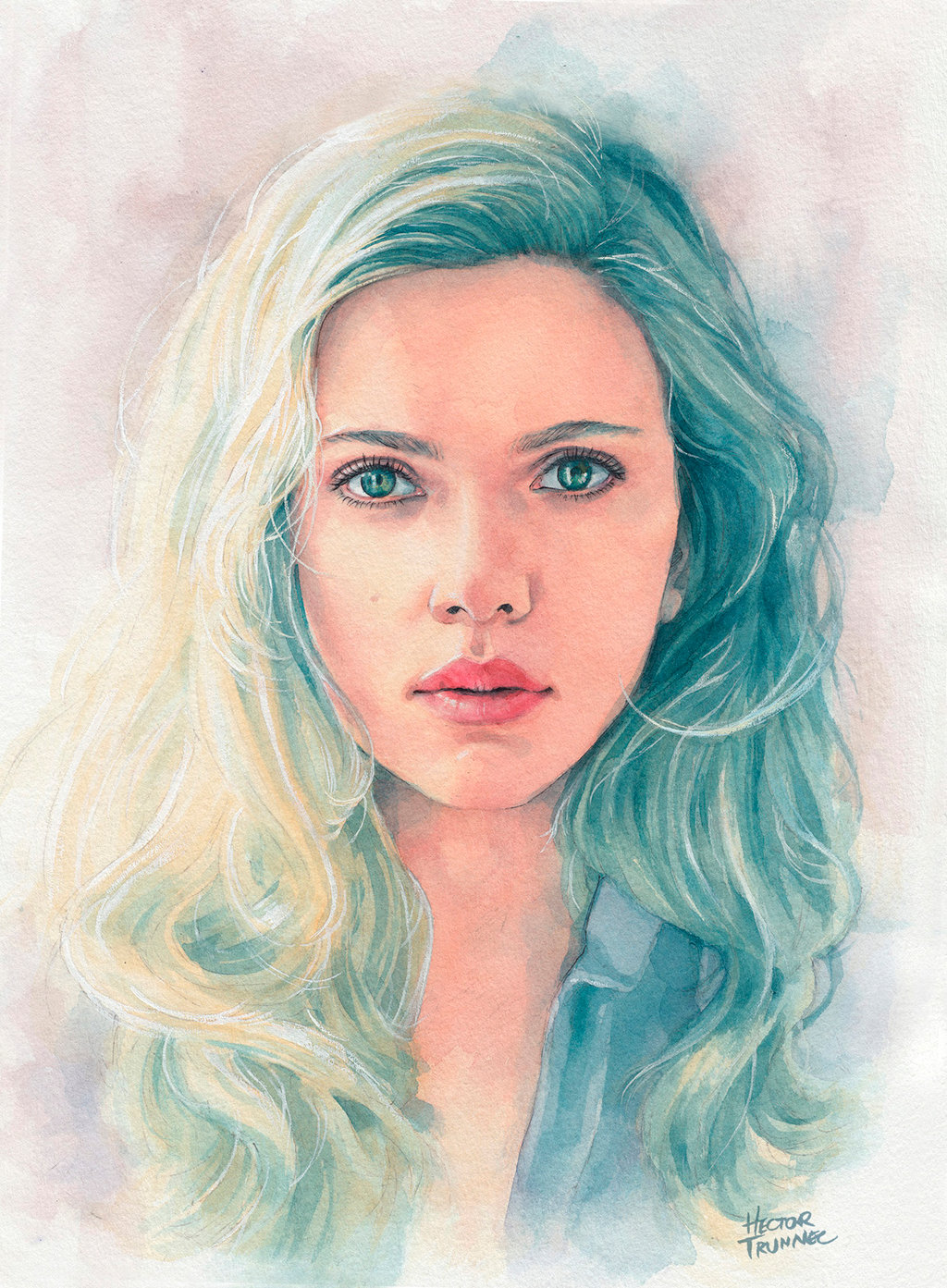 1024x1393 Pictures Watercolor And Ink Portraits, - Watercolor Portraits Of Women