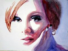 236x176 123 Best Portraits Images Artworks, Paint And - Watercolor Portraits Of Women