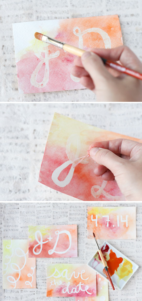 550x1159 Make This Diy Watercolor Postcard Messages - Watercolor Postcards