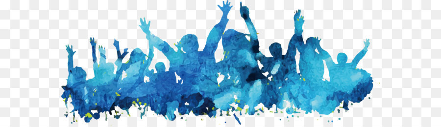 900x260 Watercolor Painting Poster Blue - Watercolor Poster