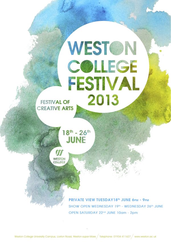 600x848 The Placement Is Great In This One As Well As The Use Of Inversed - Watercolor Poster Design