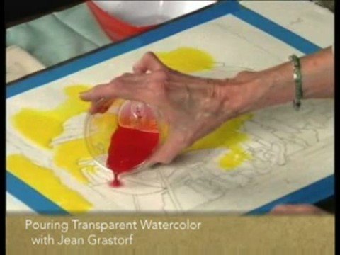 480x360 Preview Pouring Transparent Watercolor With Jean Gastorf - Watercolor Pouring Technique
