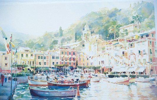 534x340 Why You Should Try Watercolor Painting Without A Brush - Watercolor Pouring Technique