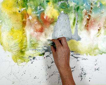 360x288 Dmonw - Watercolor Pouring Technique