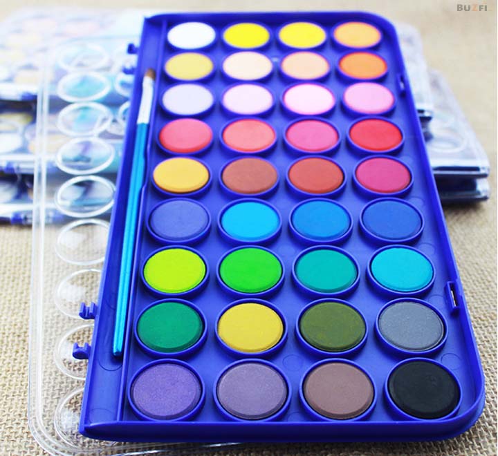 720x660 Solid Powder Paint, Colors Powder, Watercolor Paintbrush, Paint - Watercolor Powder