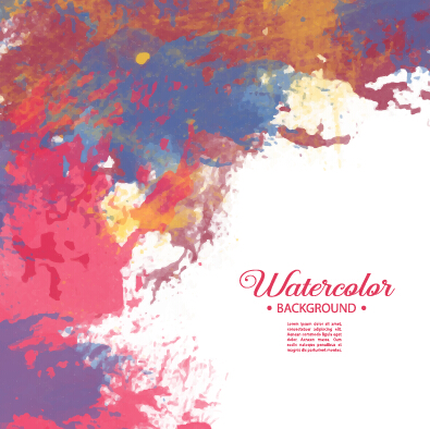 395x394 Vector Grunge Watercolor Background Art 02 Free Download - Watercolor Powerpoint Background