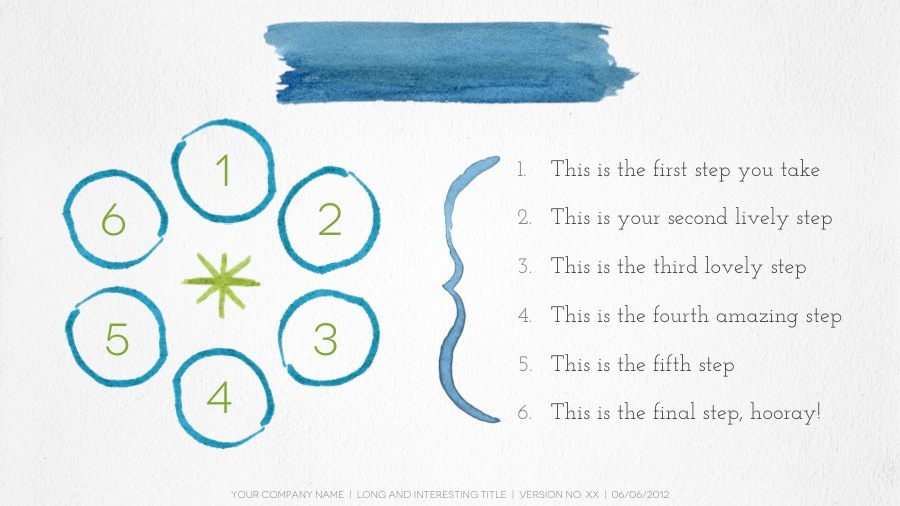 900x506 Handmade Collection Powerpoint Template Bundle By 83munkis - Watercolor Powerpoint Template