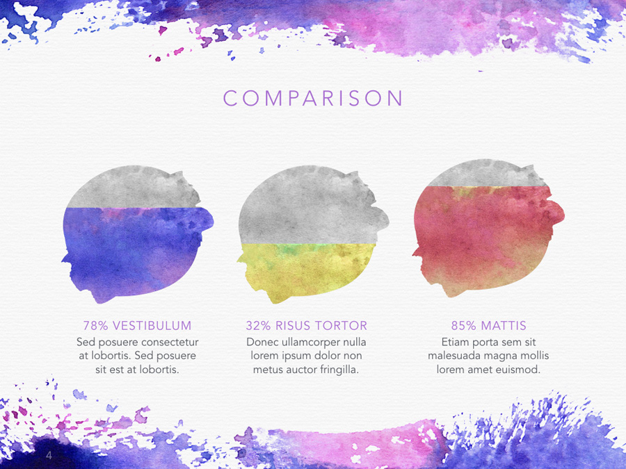 900x675 Watercolor Powerpoint Template - Watercolor Powerpoint Template