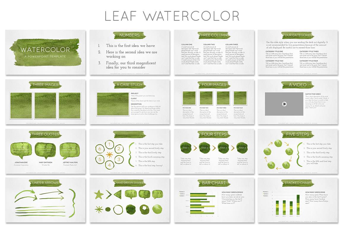 1160x772 Watercolor Powerpoint Template By Blixa 6 Studios - Watercolor Powerpoint Template