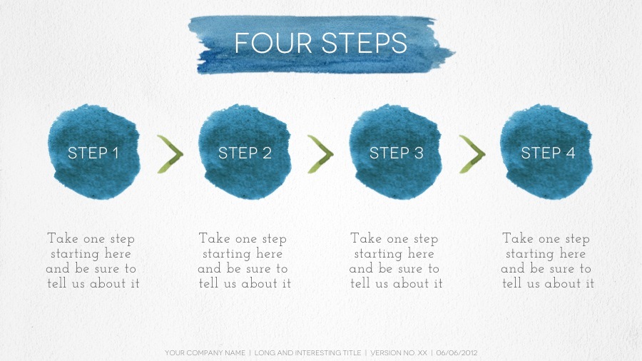 900x506 Watercolor Powerpoint Template By 83munkis Graphicriver - Watercolor Ppt