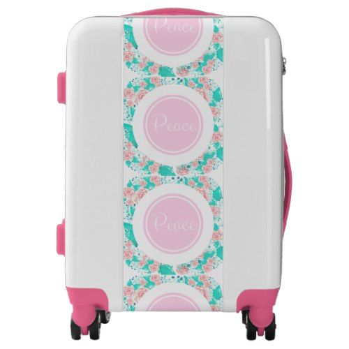 500x500 Peace Watercolor Art Work Luggage - Watercolor Presents