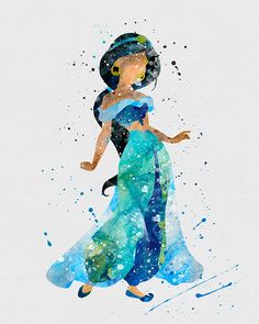 236x295 7 Disney Princesses - Watercolor Princess