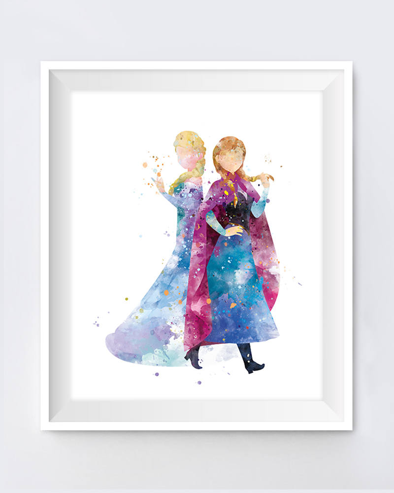 Watercolor Princess at PaintingValley.com | Explore collection of ...