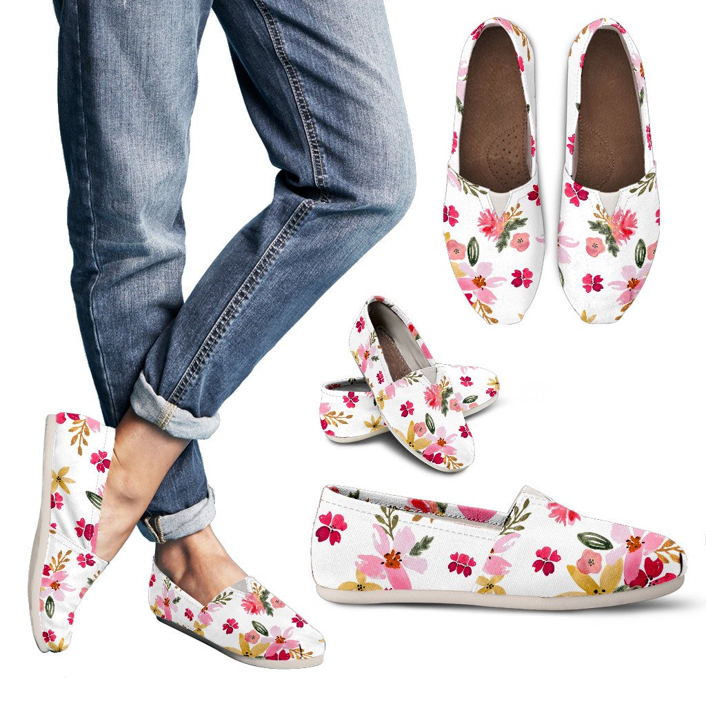 1024x1024 Floral Watercolor Print Shoes Free Shipping - Watercolor Print Shoes