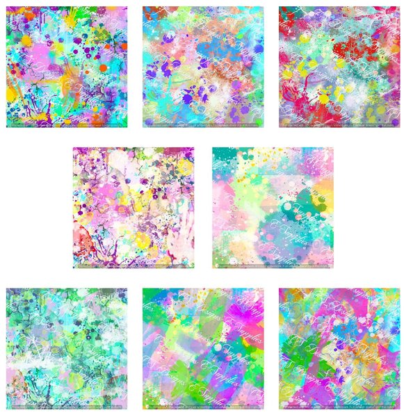 581x600 Custom Printed Vinyl Watercolor Prints Mega Multipack Csds Vinyl - Watercolor Prints