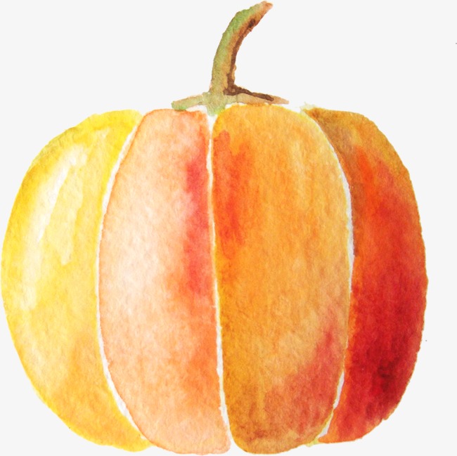 650x649 Watercolor Pumpkin, Watercolor Clipart, Small Fresh, Beautiful Png - Watercolor Pumpkin