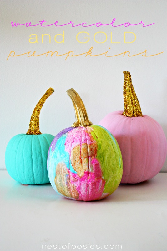 534x800 Watercolor Pumpkins - Watercolor Pumpkin