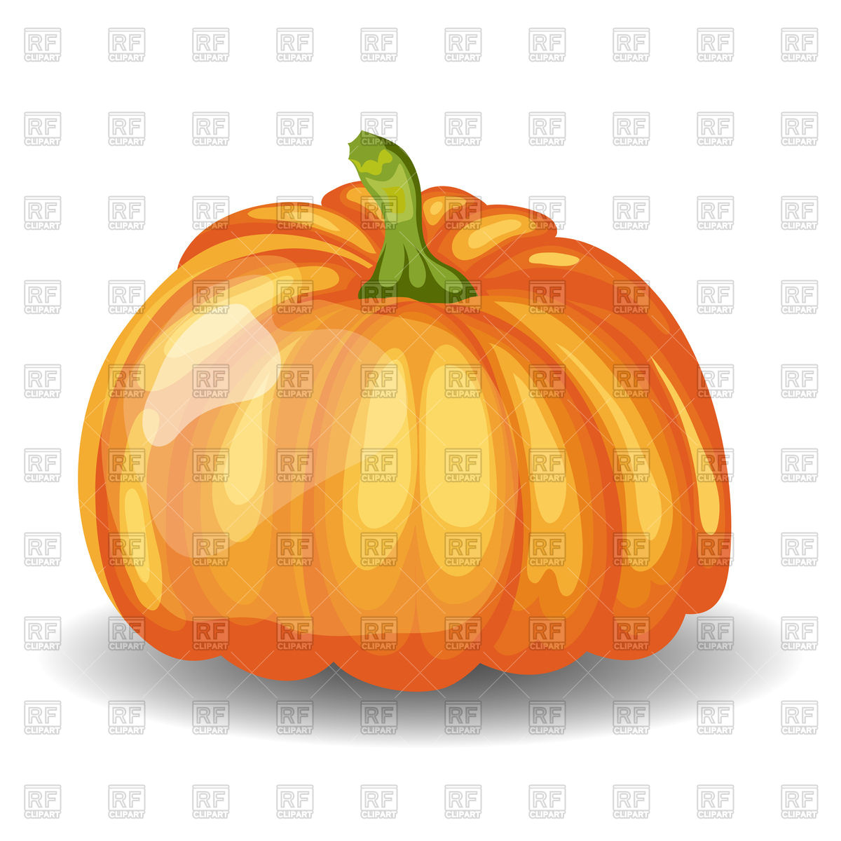 1200x1200 Watercolor Pumpkin Vector Image Vector Artwork Of Food And - Watercolor Pumpkin