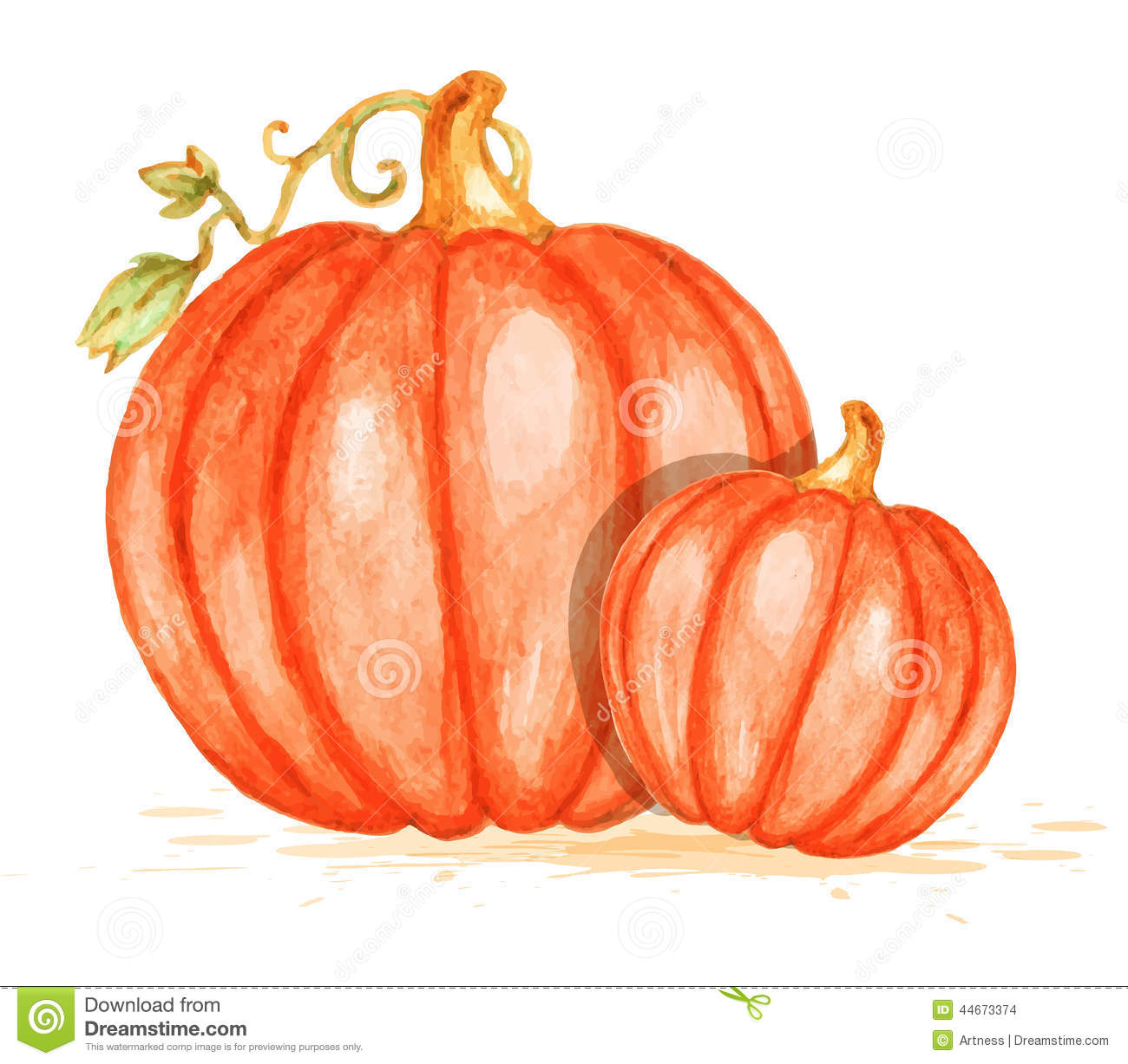 1300x1227 Watercolor Pumpkin Jpg Transparent Stock Png - Watercolor Pumpkin