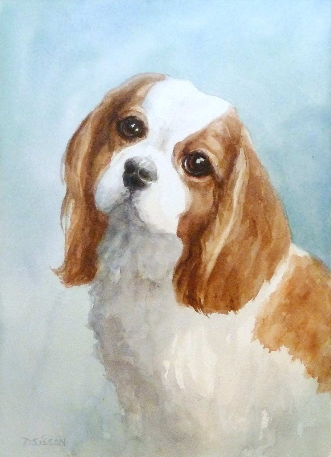 1161x1600 Puppy Painting Awesome Daily Painting Projects Watercolor Cavalier - Watercolor Puppy