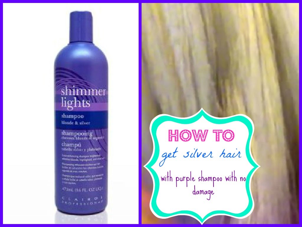 1024x768 How To Get Silver Hair With Purple Shampoo - Watercolor Purple Shampoo