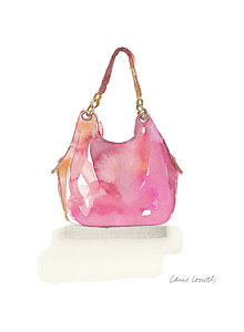 220x300 Purse Paintings Fine Art America - Watercolor Purse