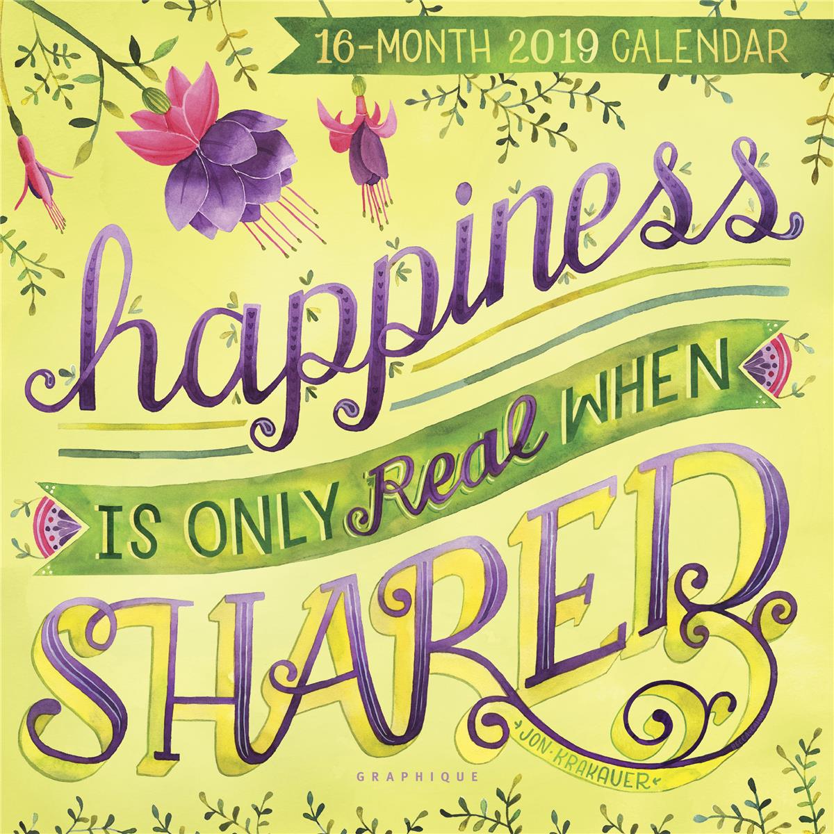 1200x1200 Watercolor Quotes Mini Calendar - Watercolor Quotes