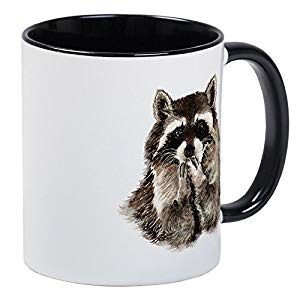 300x300 Cafepress - Watercolor Raccoon