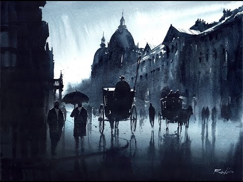 480x360 After Rain Watercolor Tutorial - Watercolor Rain