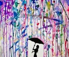 236x196 Unique And Utterly Captivating Umbrella Art To Drizzle You With - Watercolor Rain Umbrella