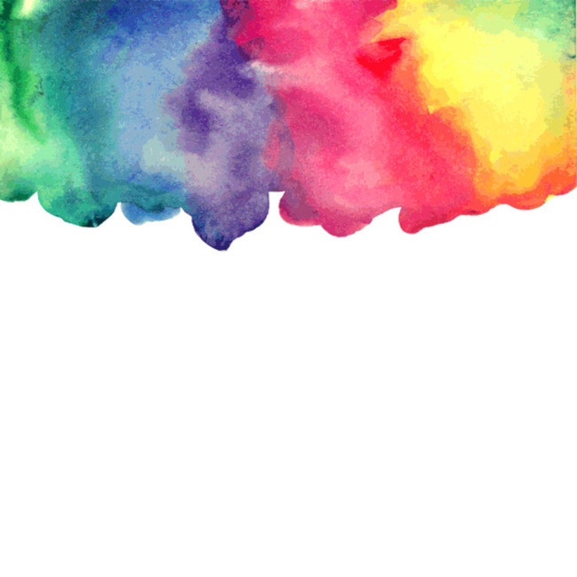 650x650 Watercolor Acrylic Color Texture Background, Wallpaper, Art - Watercolor Rainbow Background