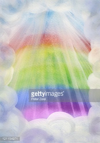 348x493 Watercolor Rainbow Background Stock Vectors - Watercolor Rainbow Background