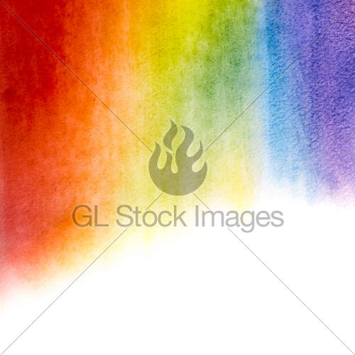 500x500 Watercolor Rainbow Background Gl Stock Images - Watercolor Rainbow Background